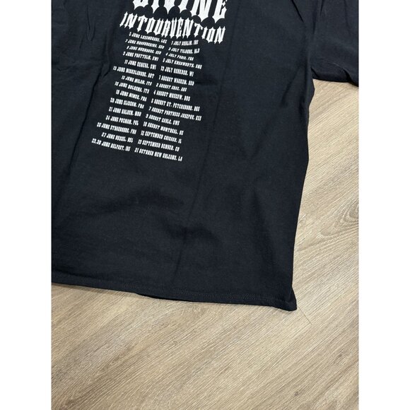 Vintage Y2K Slayer Divine Intourvention Band Tee Skull Bones Concert Tour Promo - Picture 15 of 16